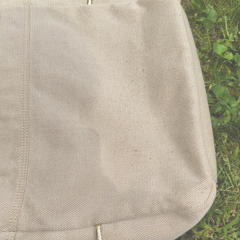 GUC Burberry Blue Label Beige with gold trim Canvas Shoulder bag, pink interior - Picture 15 of 16
